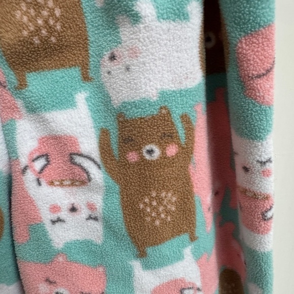 NWOT Simple Joys by Carter's Multicolor Bear Hot Coco Fleece Pajama Bottoms - Picture 2 of 4